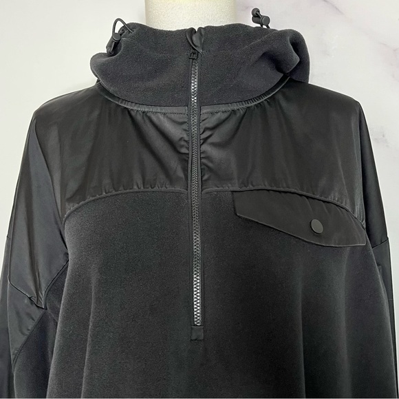 Athleta Zion Microfleece Black Pullover Hoodie - Picture 5 of 13